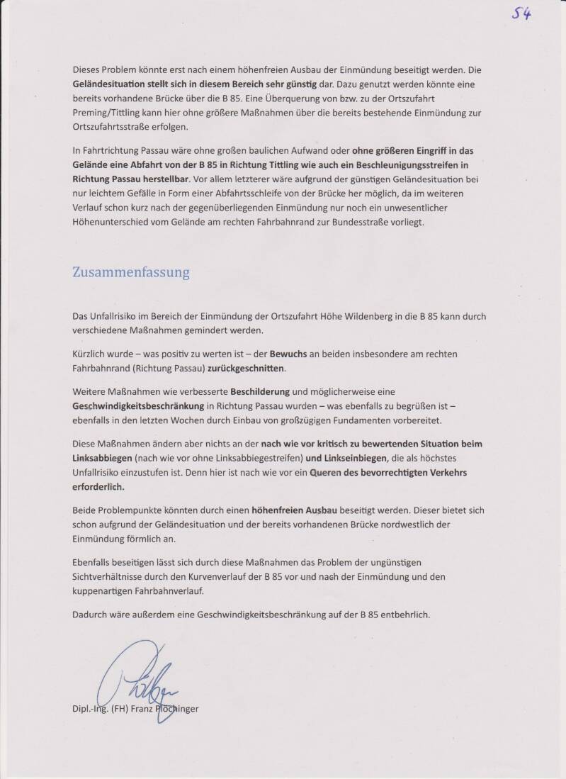 Ergänungsgutachten Franz Plöchinger