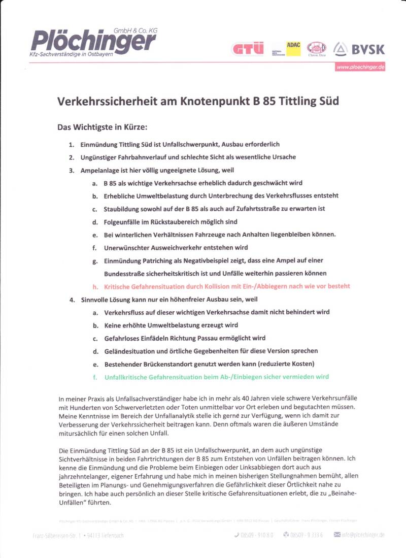 Unzumutbare Ampelanlage