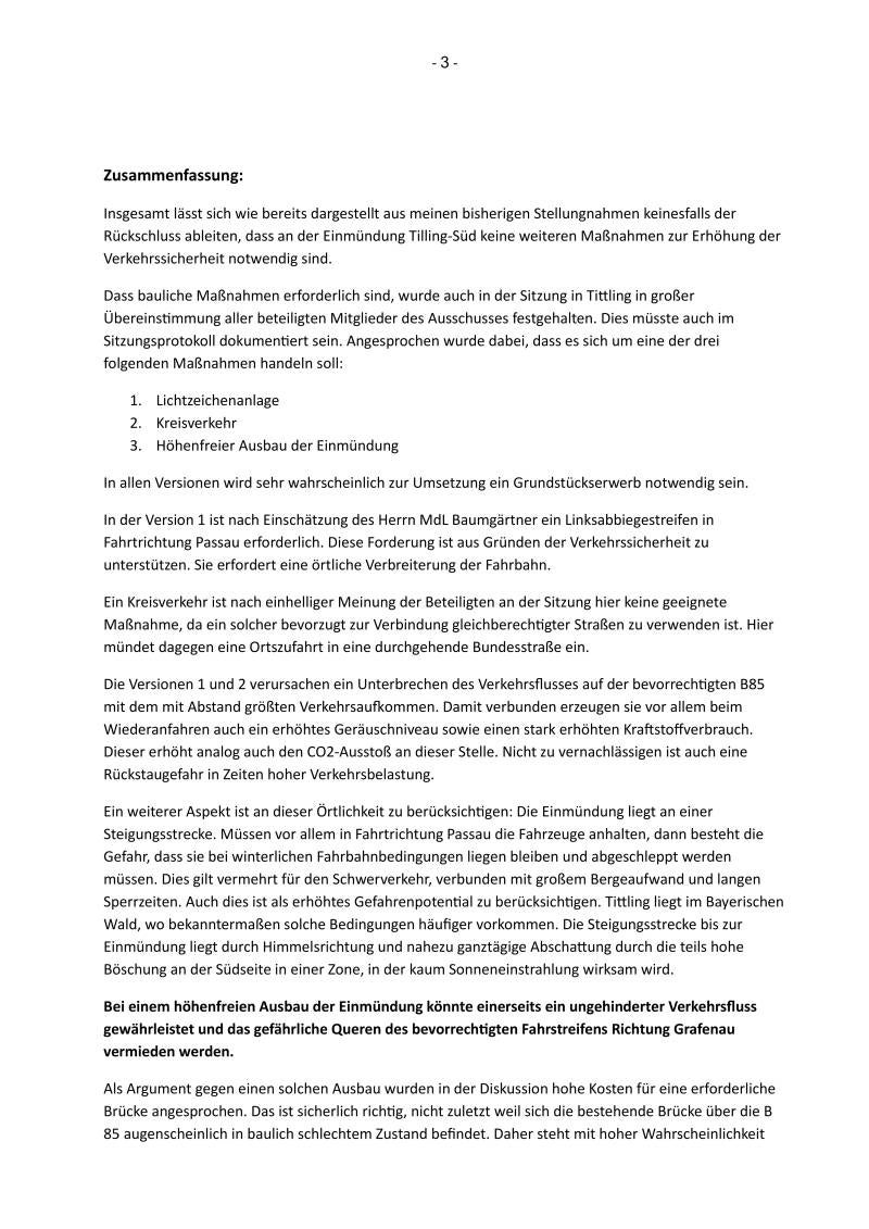 Gutachten vom Unfallanalytiker Herrn Franz Plöchinger 