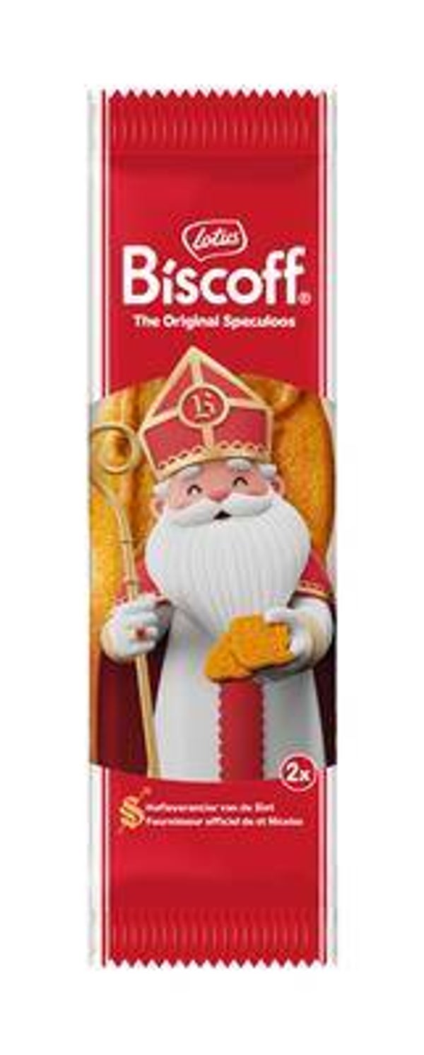 Lotus Speculoos Sinterklaas 60 stuks 42g - 14cm 2 stuks