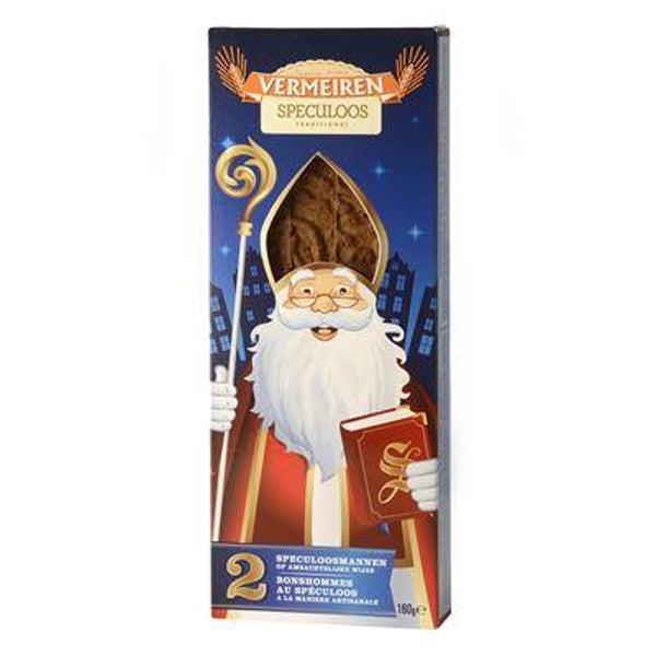 Vermeiren Speculoos Sinterklaas 12 stuks 160g - 23cm 2st