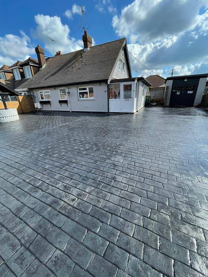 Westerham imprinted Concrete paving
