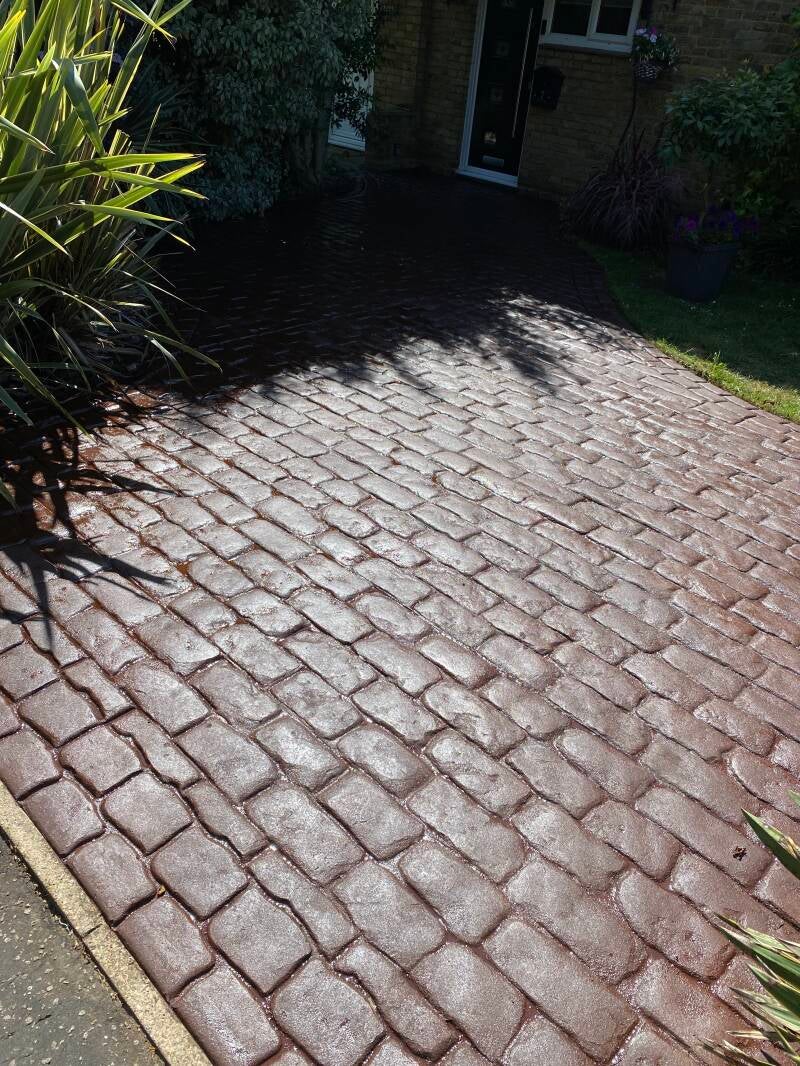 Sussex imprinted concrete 