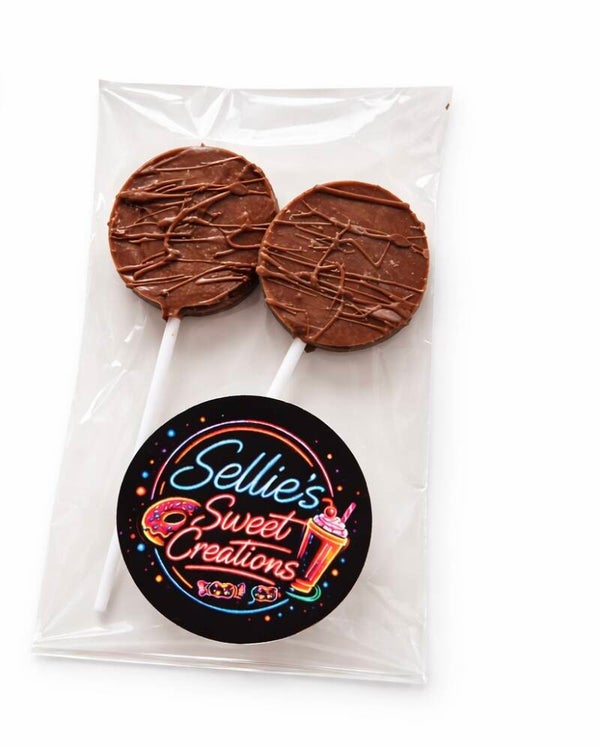 2 Chocolade Lolly’s 3cm