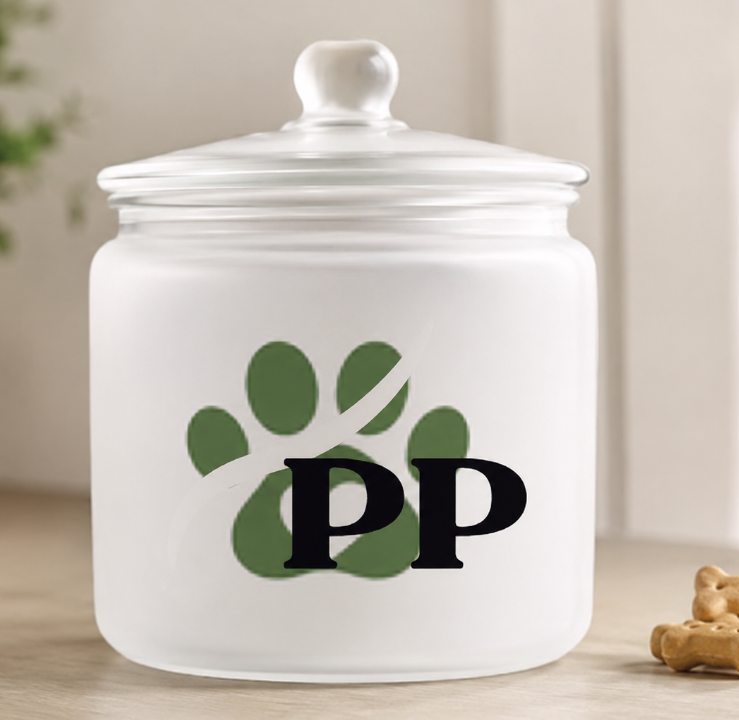 PP White treat jar