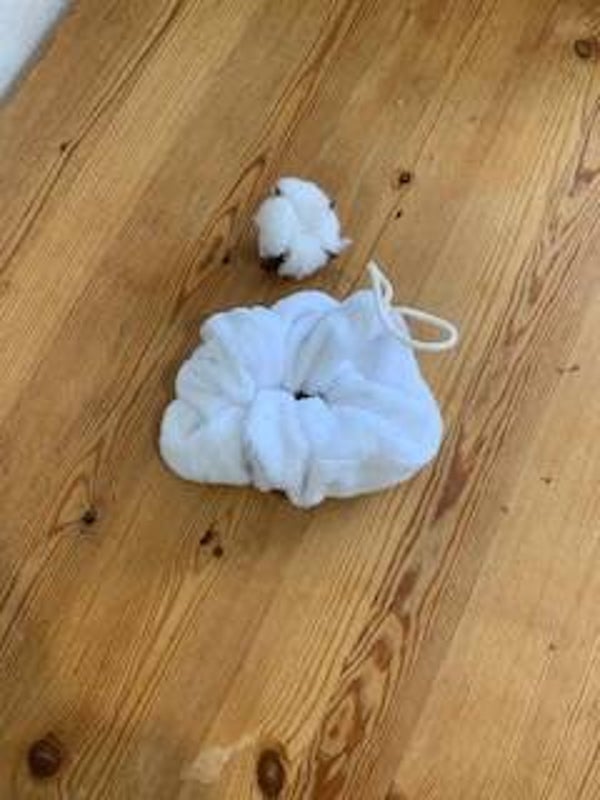 Fleur de douche blanche
