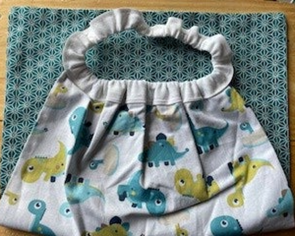 Serviette de cantine dinosaure