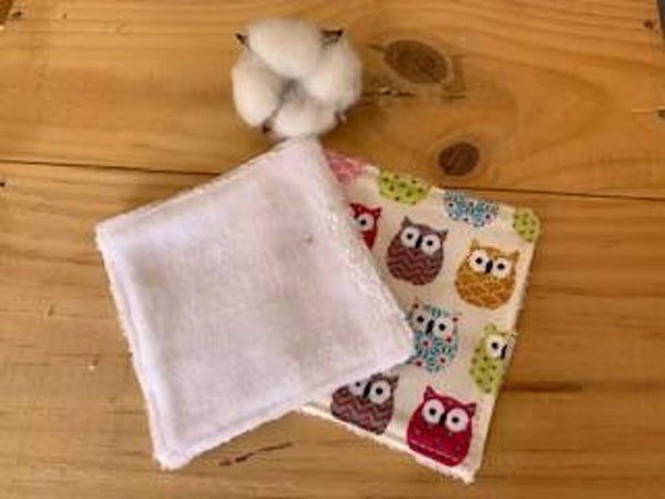 Lingette hiboux coloré