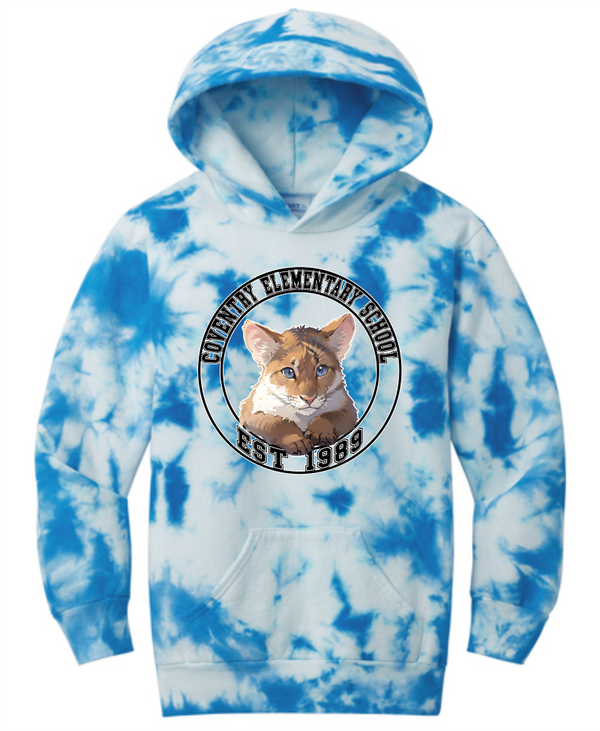 Tie Dye Cougar Cub Hoodie