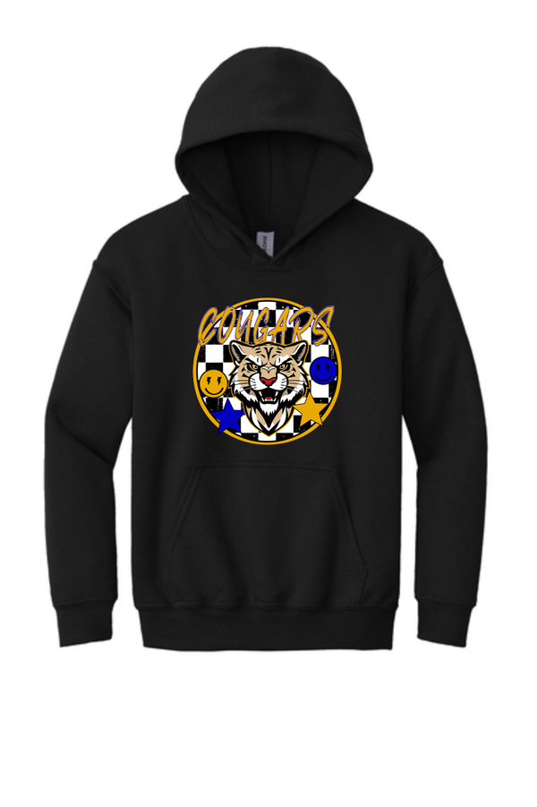 Black Checkered Hoodie