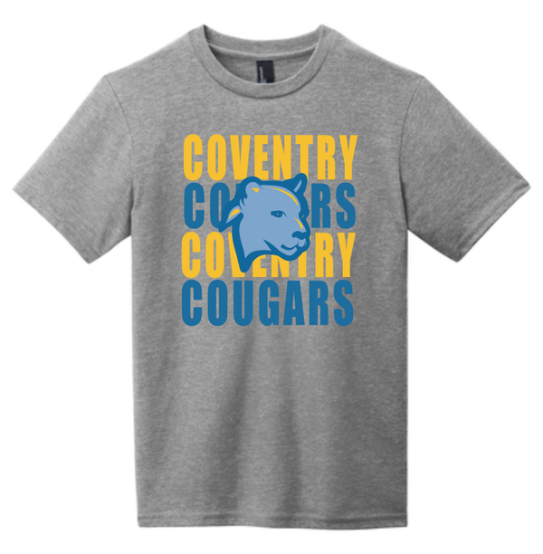 Grey Coventry Cougars Block on Repeat