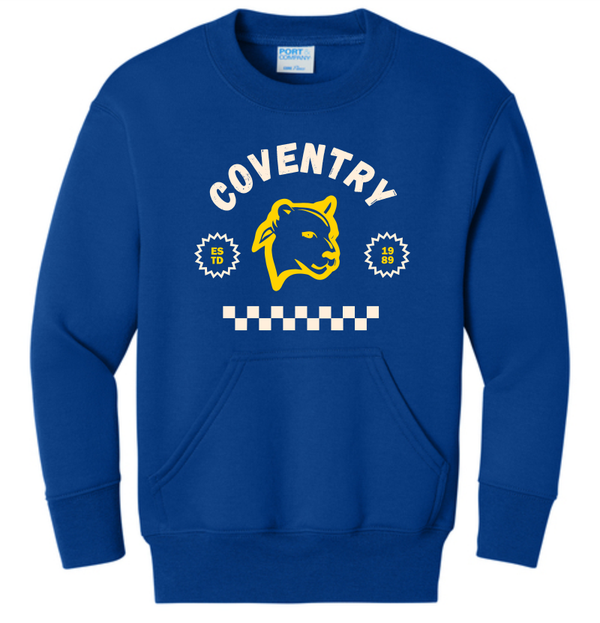 Hoodless Hoodie Royal Blue