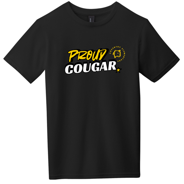 Proud Cougar Black Tee