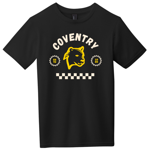 Black Cougar College Tee