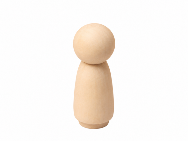 Onbewerkt houten poppetje – Mini