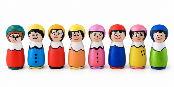 Houten Pietje Pegdoll – Handgeschilderd