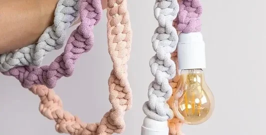 Schnur- & Holzlampen – Natürliches Boho-Licht