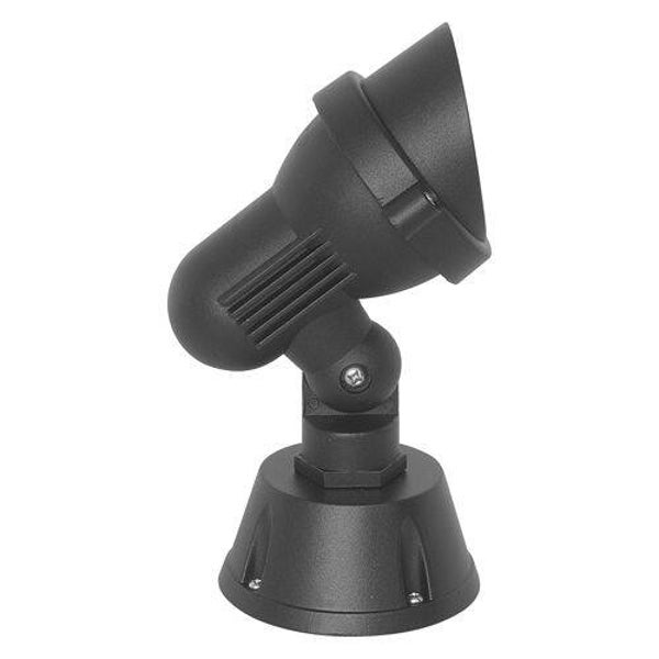 Garten-Spotleuchte mit schwenkbarem Leuchtenkopf H 18 cm