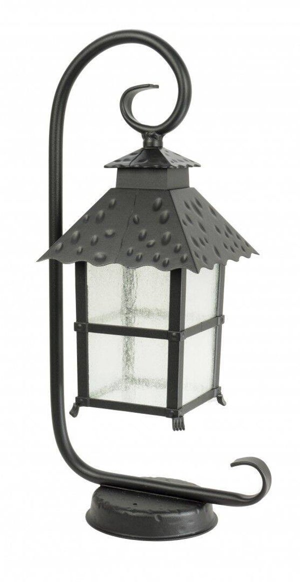 Garten-Standlaterne Klassisch mit geschwungenem Arm H 53 cm