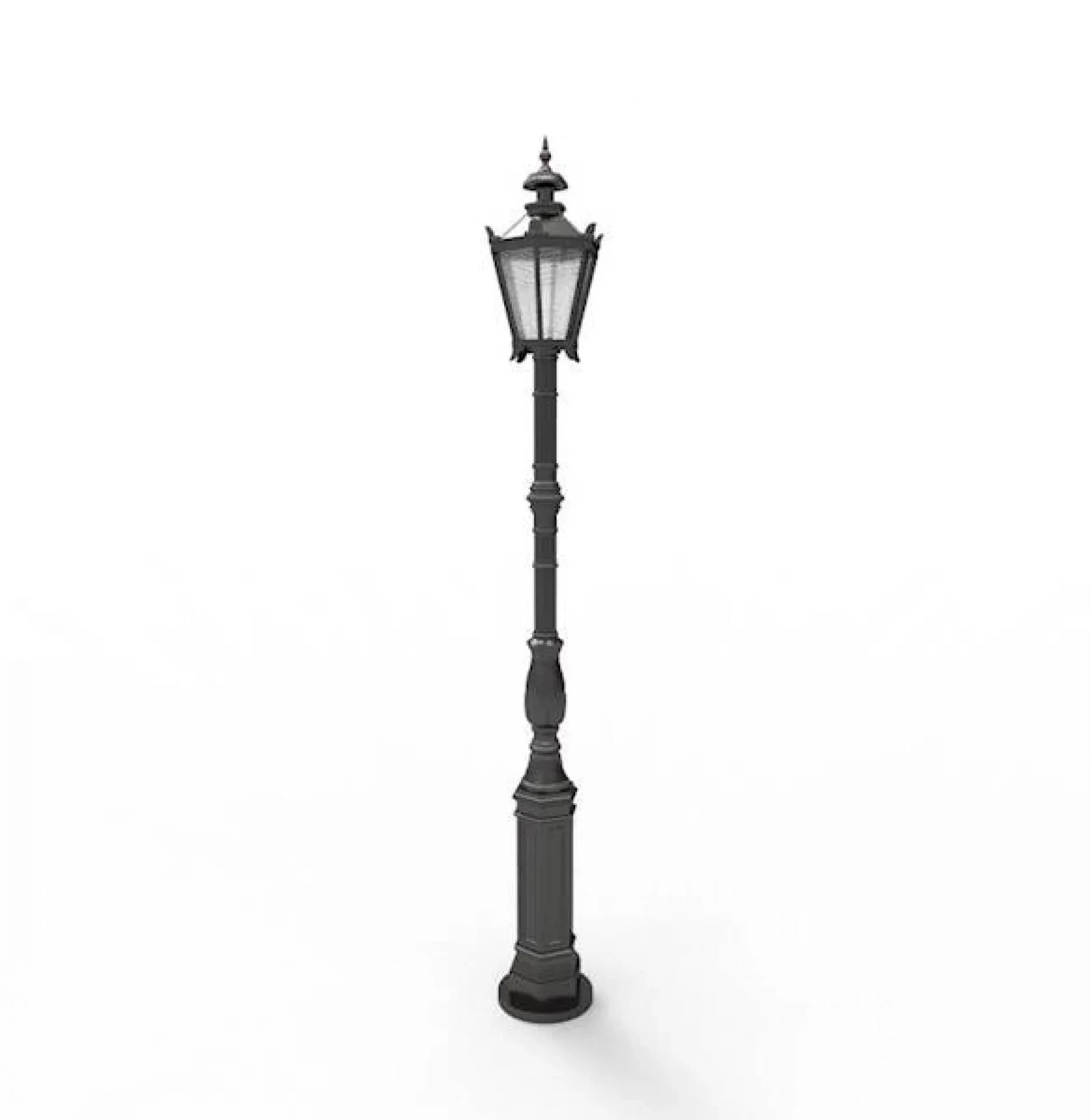 Klassische Gusseisen-Parkleuchte 360 cm