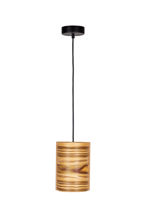 Modulare Holz-Pendelleuchte – individuell verlängerbare Designsäule Ø 17 cm