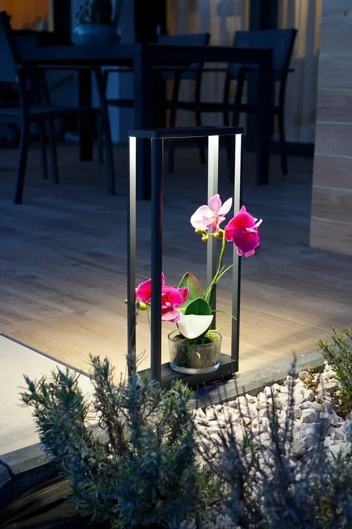Moderne Garten-Pollerleuchte für Außenbereiche H 50 cm