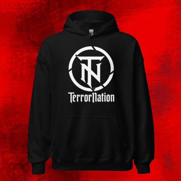 TerrorNation Branded #TN NEW Deluxe Hoodie Black