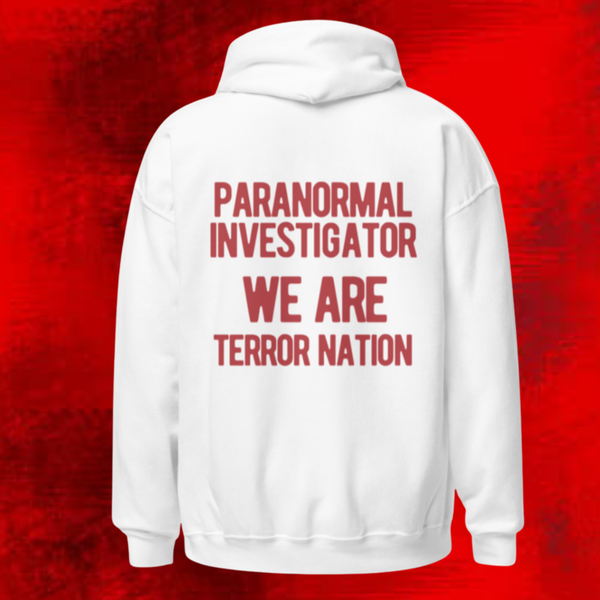 TerrorNation Horror Collection (ART THE CLOWN)  Deluxe Hoodie White