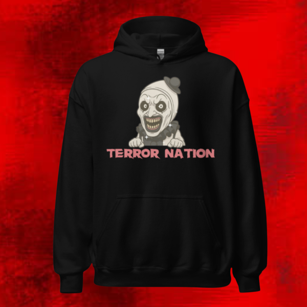 TerrorNation Horror Collection (ART THE CLOWN)  Deluxe Hoodie Black