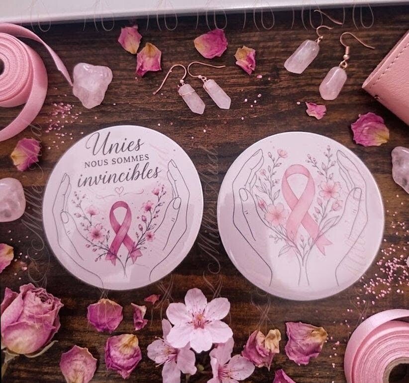 Badges engagés (Modèle 1 ou 2) — OCTOBRE ROSE