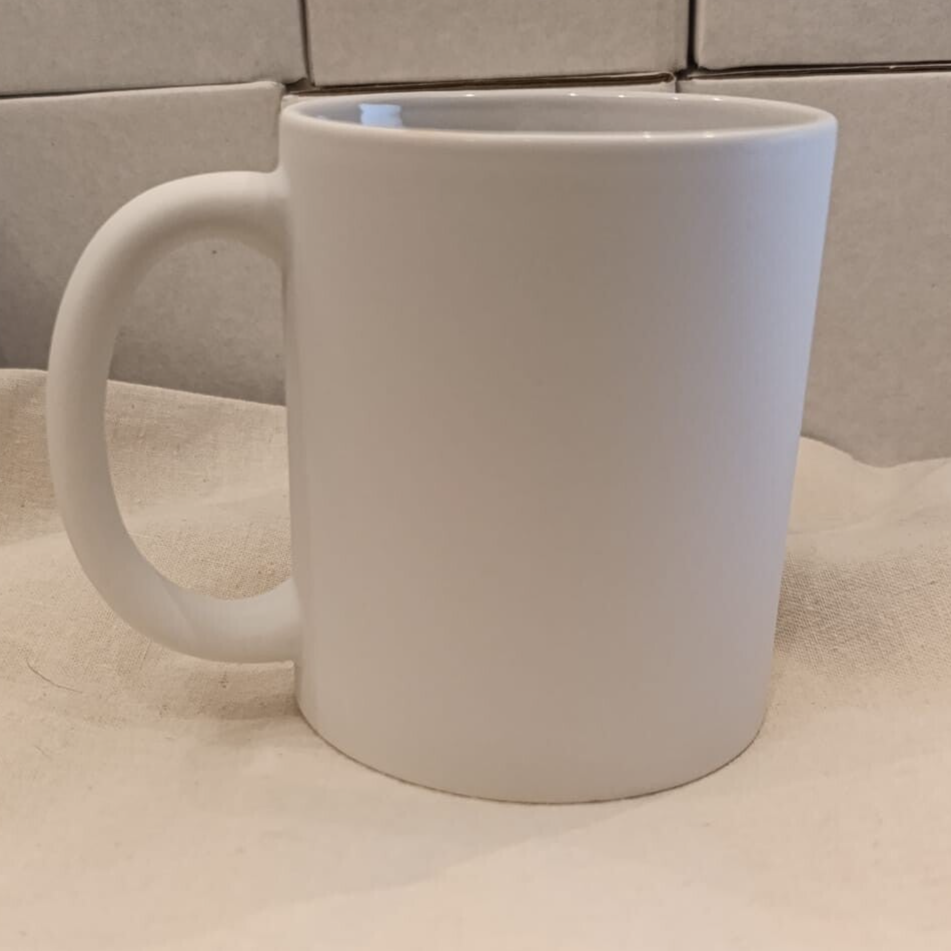 Mug en céramique blanc mat à personnalisé – 350 ml