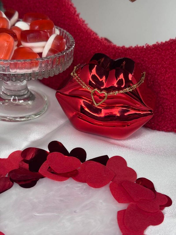 Double heart armband - Goud kleur