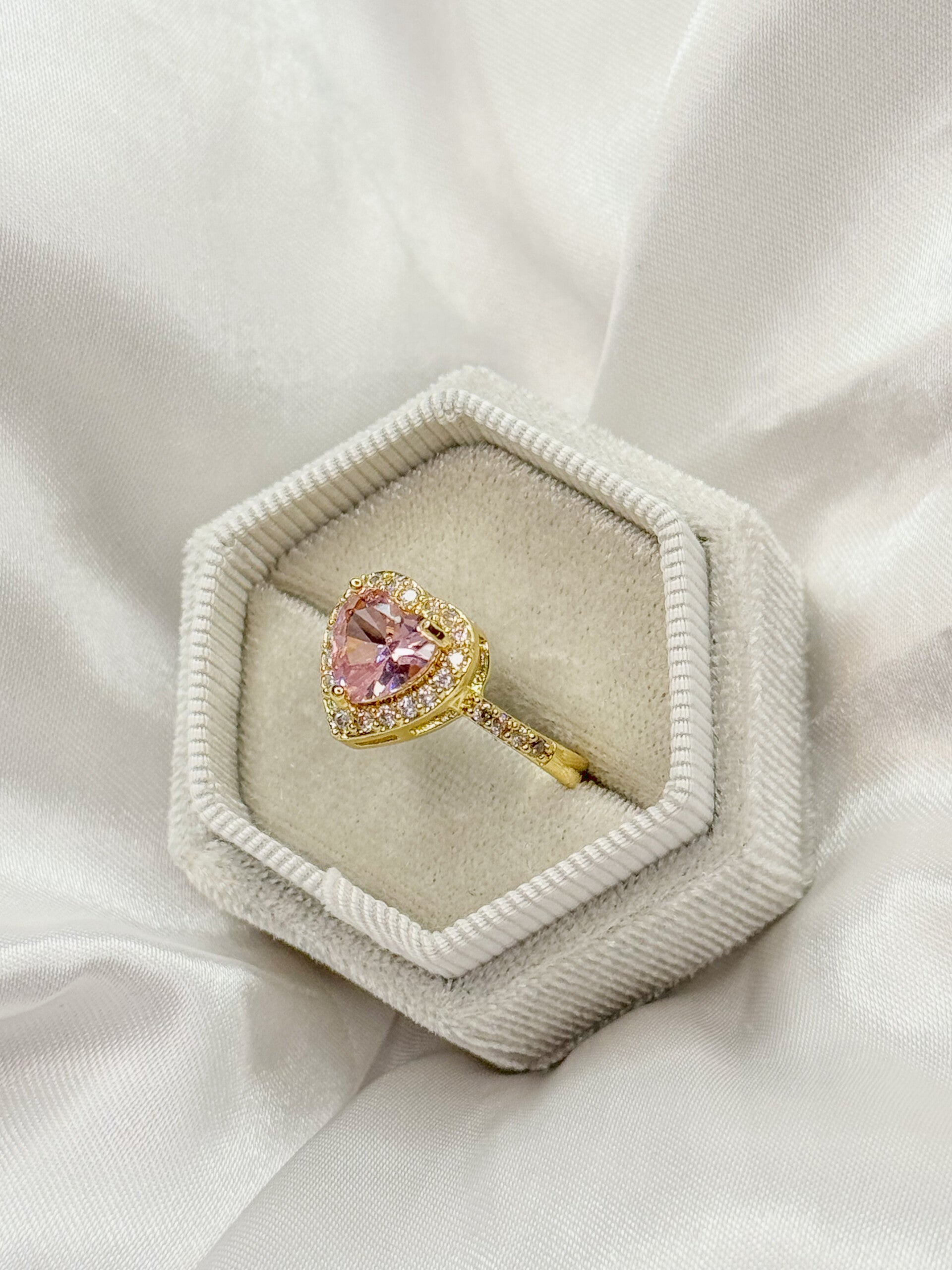 Promise ring - Roze kleur