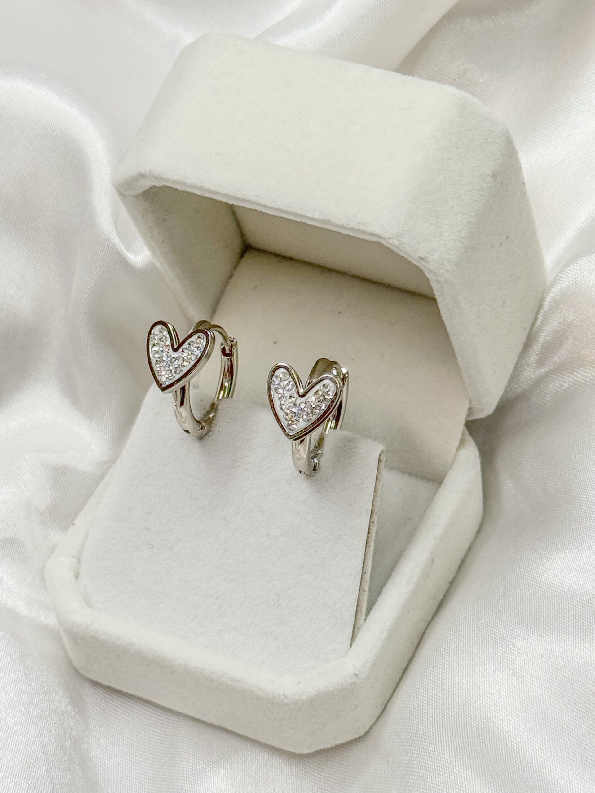 Amélie oorbel - Zilver kleur