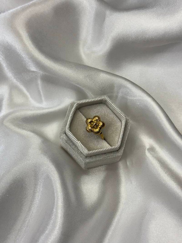 Flower ring - Goud kleur