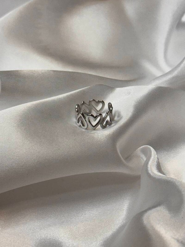 Love ring - Zilver kleur