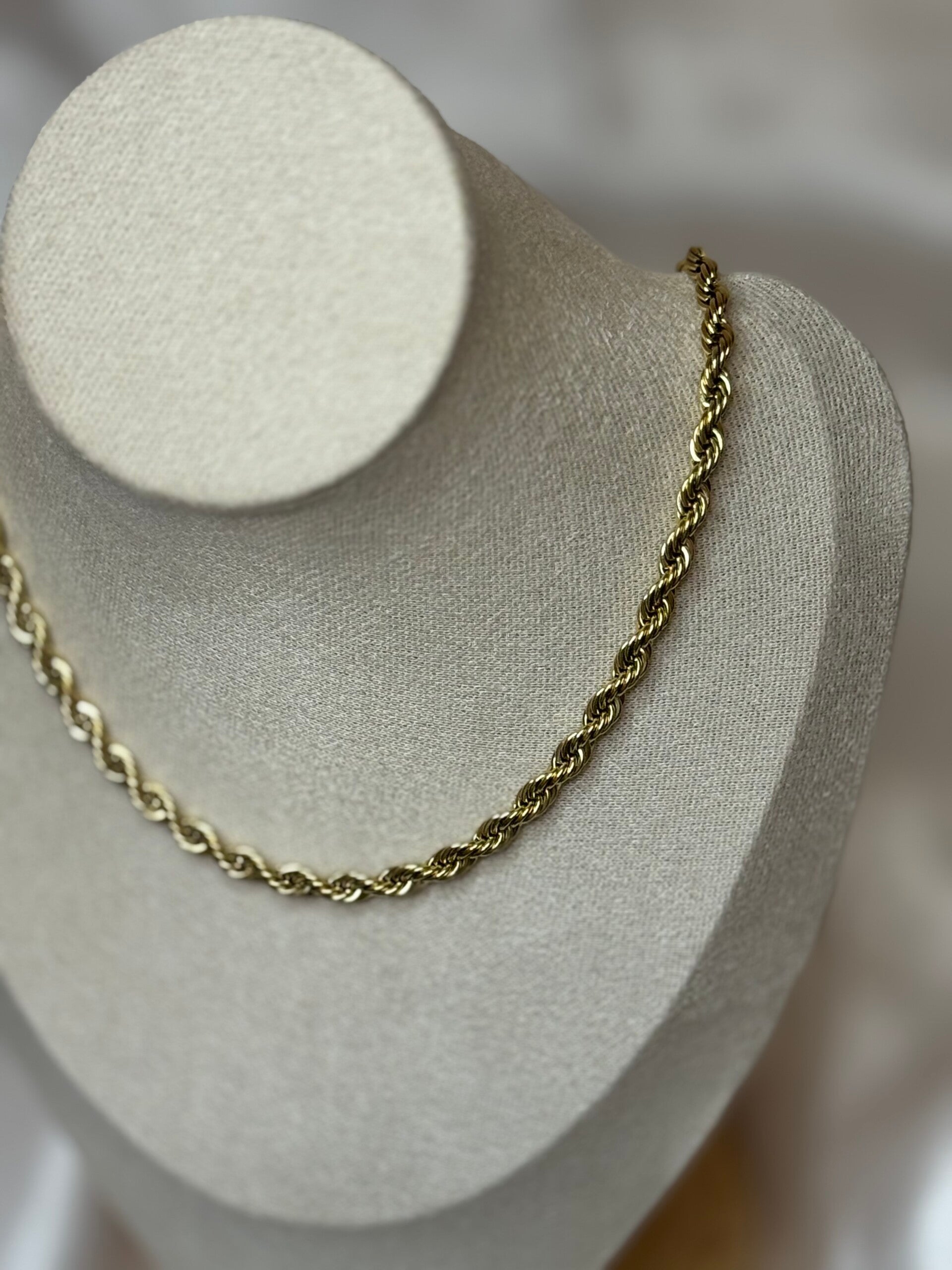 Navy ketting - Goud kleur