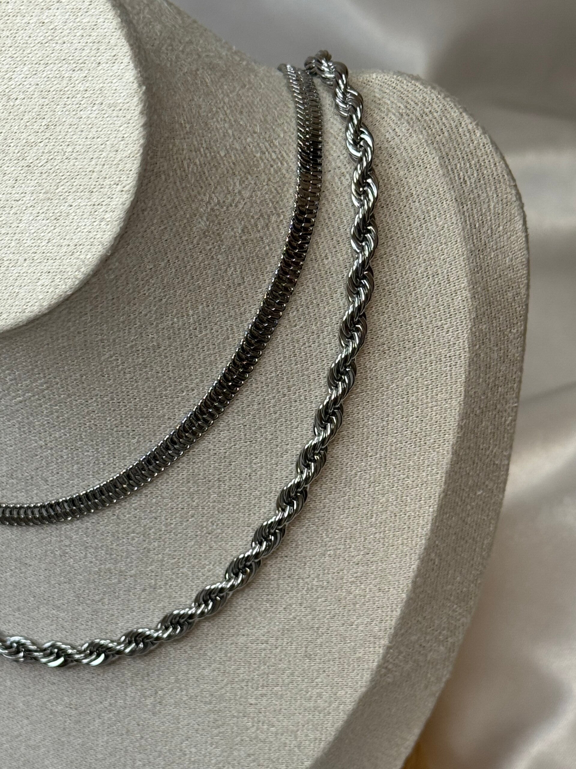 Mira ketting - Zilver kleur