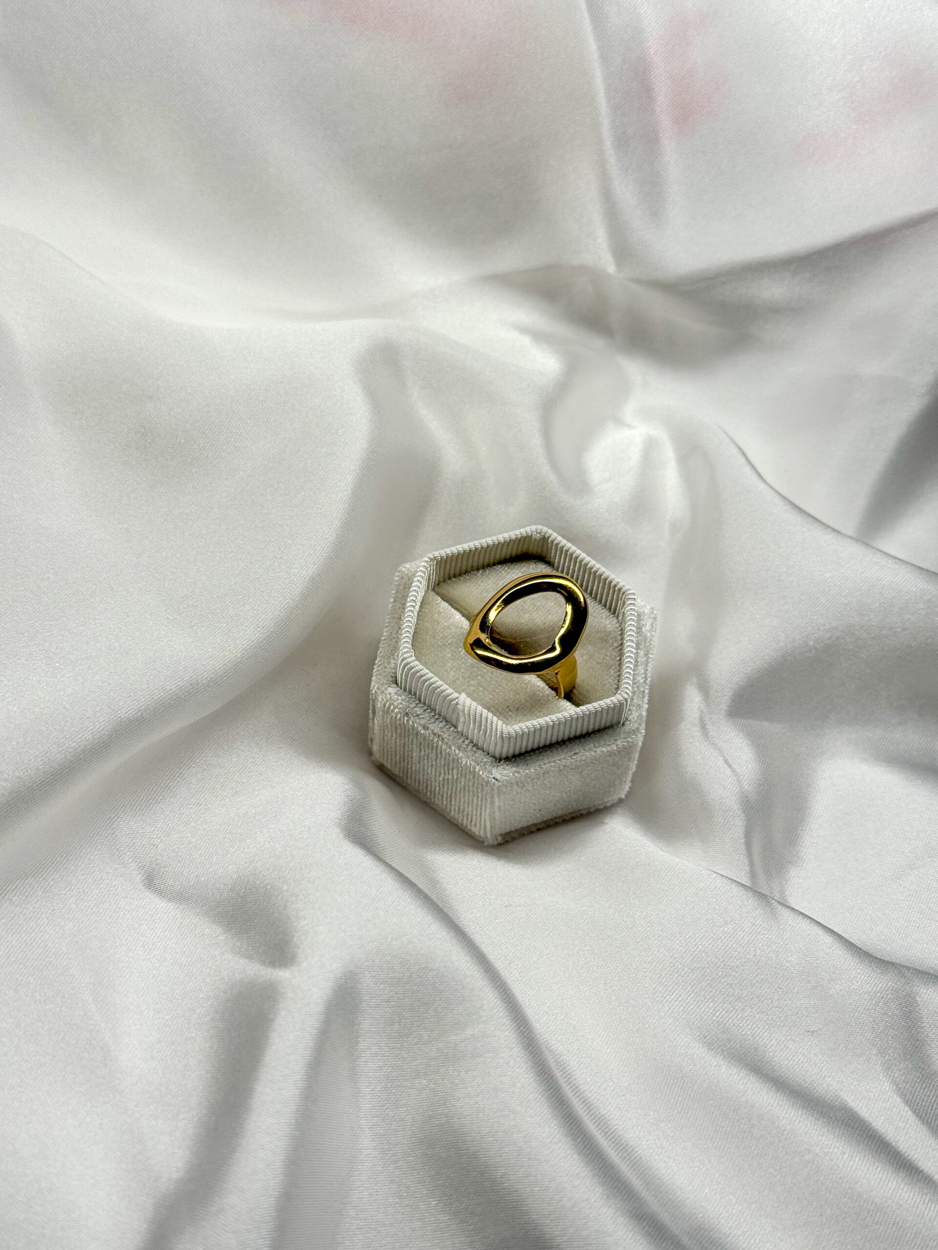 Ovaline ring - Goud kleur