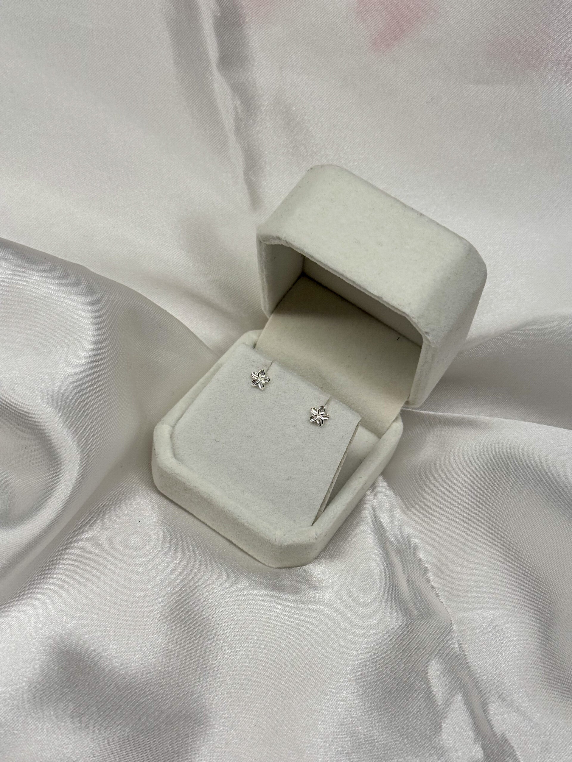 Velvet oorbellen - Zilver kleur