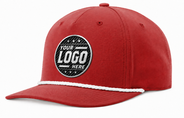 Custom Carbon Fiber Patch Richardson 258 Snapback Rope Hat