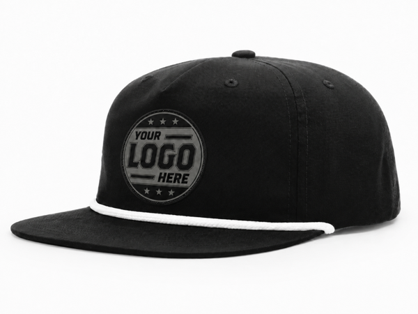 Custom Leatherette Patch Richardson 256 Hat Umpqua Rope Snapback