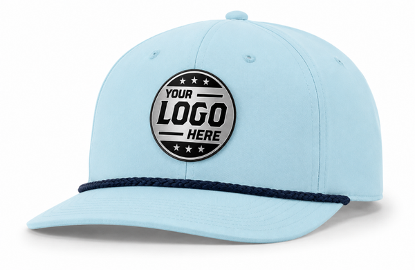 Richardson 258 Snapback Rope Hat Five Panel Classic Rope Cap Performance Polyester`