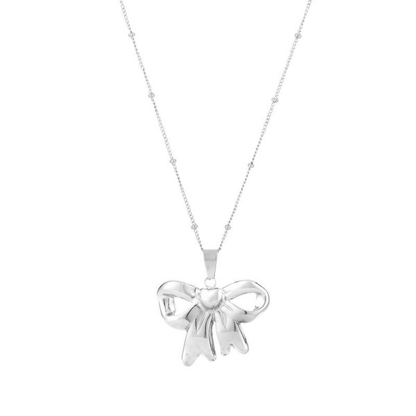 Strik ketting - Zilver