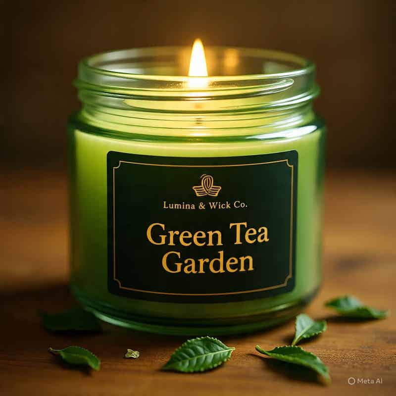Green Tea Garden Candle