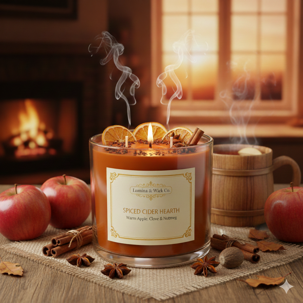 Spiced Cider Hearth Candle