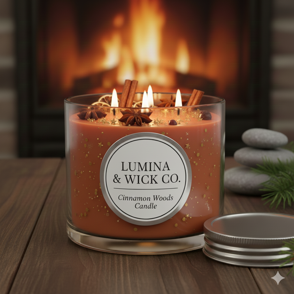 Cinnamon Woods Candle