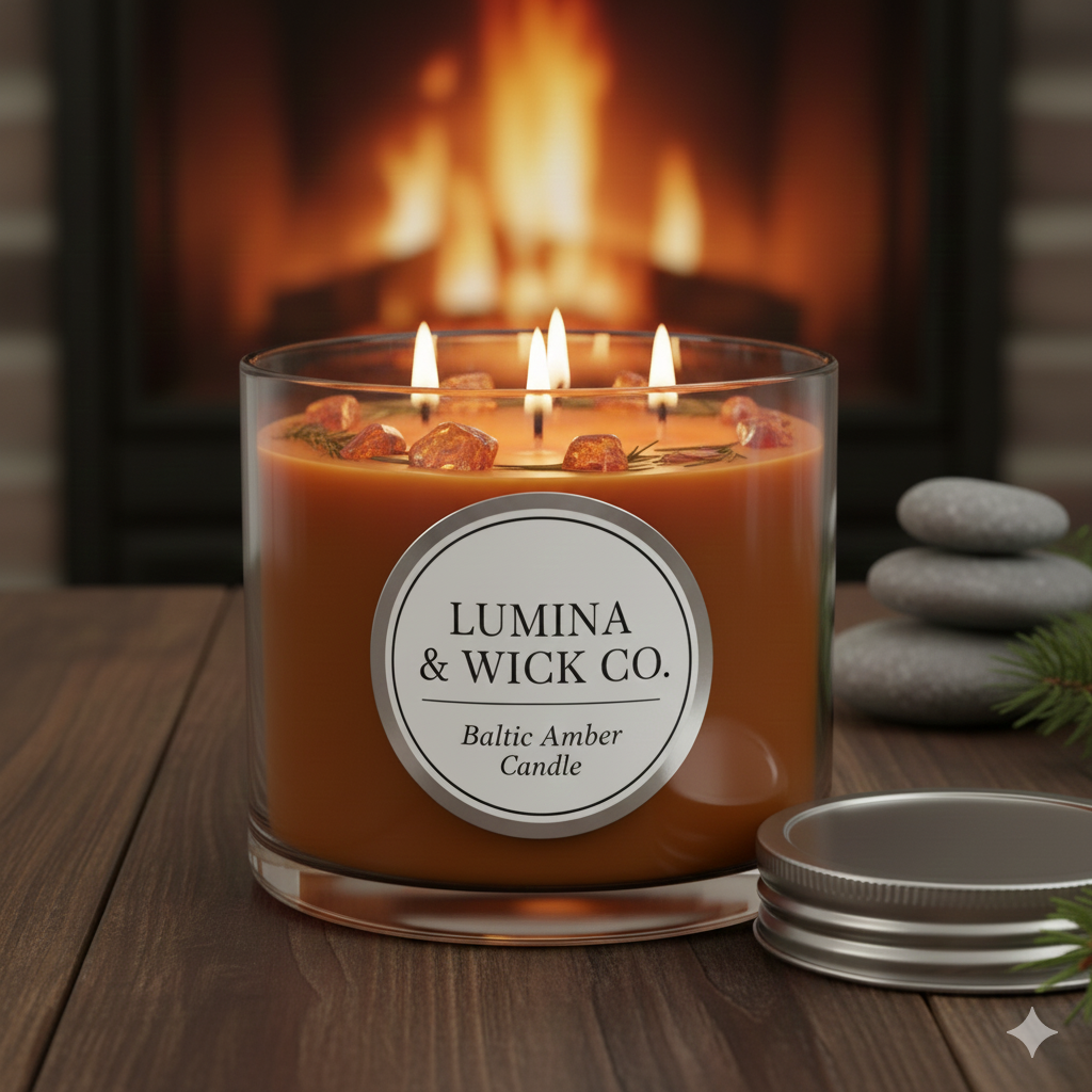 Baltic Amber Candle