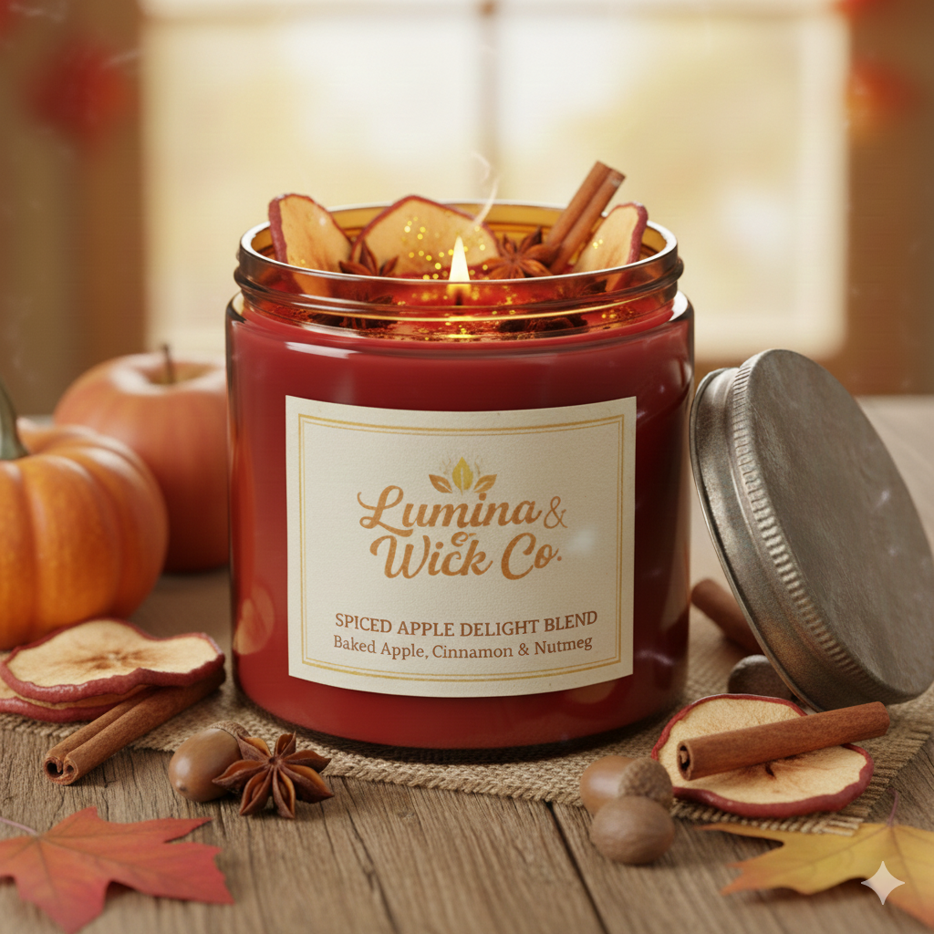 Spiced Apple Delight Candle