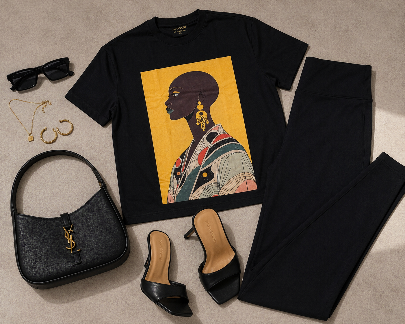 Queen by Mwasi graphic T-Shirt